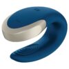 SATISFYER - APP DOUBLE LOVE VIBRADOR PAREJAS LUXURY AZUL - Imagen 2