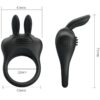 PRETTY LOVE - DAVION ANILLO VIBRADOR RABBIT - Imagen 4