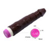 BAILE - WAVES OF PLEASURE VIBRADOR 23 CM MARRÓN - Imagen 4