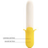 PRETTY LOVE - BANANA GEEK SUPER POWER 7 VIBRACIONES UPDOWN SILICONA NEGRO - Imagen 4