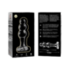 NEBULA SERIES BY IBIZA - MODELO 1 PLUG CRISTAL TRANSPARENTE 10.5 CM -O- 3 CM - Imagen 5