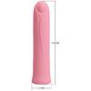 PRETTY LOVE - CURTIS MINI VIBRADOR SUPER POWER 12 VIBRACIONES SILICONA ROSA - Imagen 5