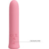 PRETTY LOVE - CURTIS MINI VIBRADOR SUPER POWER 12 VIBRACIONES SILICONA ROSA - Imagen 4