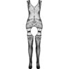 PASSION - ECO COLLECTION BODYSTOCKING ECO BS009 NEGRO - Imagen 3