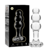 NEBULA SERIES BY IBIZA - MODELO 1 PLUG CRISTAL TRANSPARENTE 10.5 CM -O- 3 CM - Imagen 3