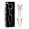 NEBULA SERIES BY IBIZA - MODELO 7 PLUG CRISTAL TRANSPARENTE 13.5 CM -O- 3 CM - Imagen 3