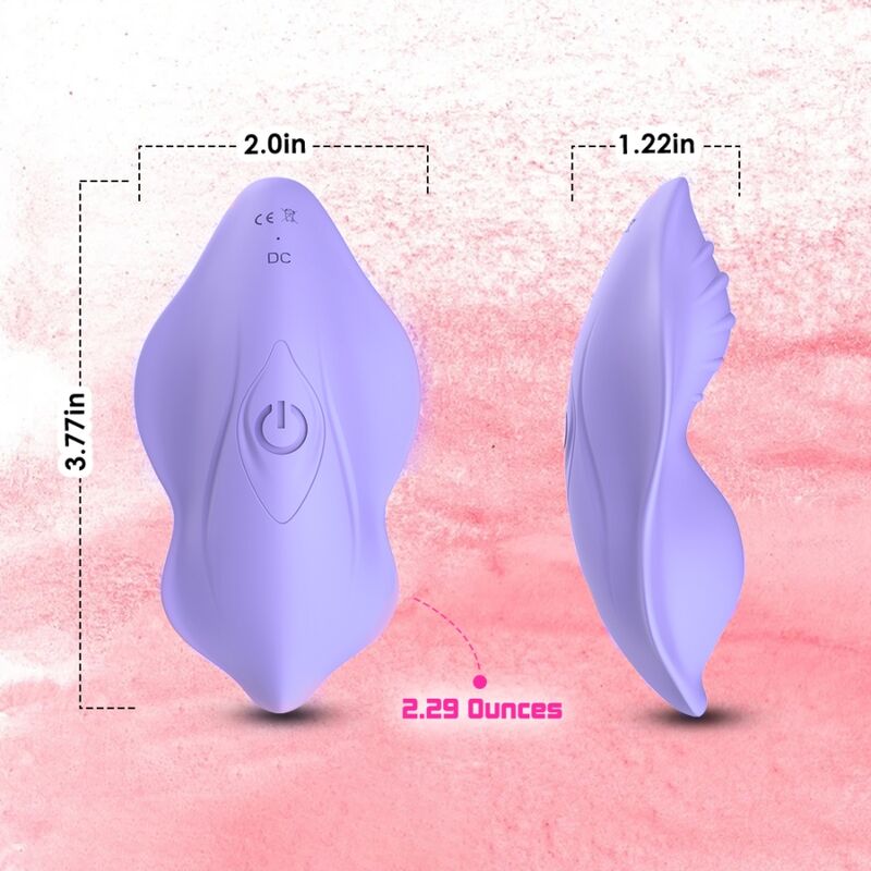 ARMONY - WHISPER WEARABLE PANTIES VIBRATOR REMOTE CONTROL PURPLE - Imagen 2