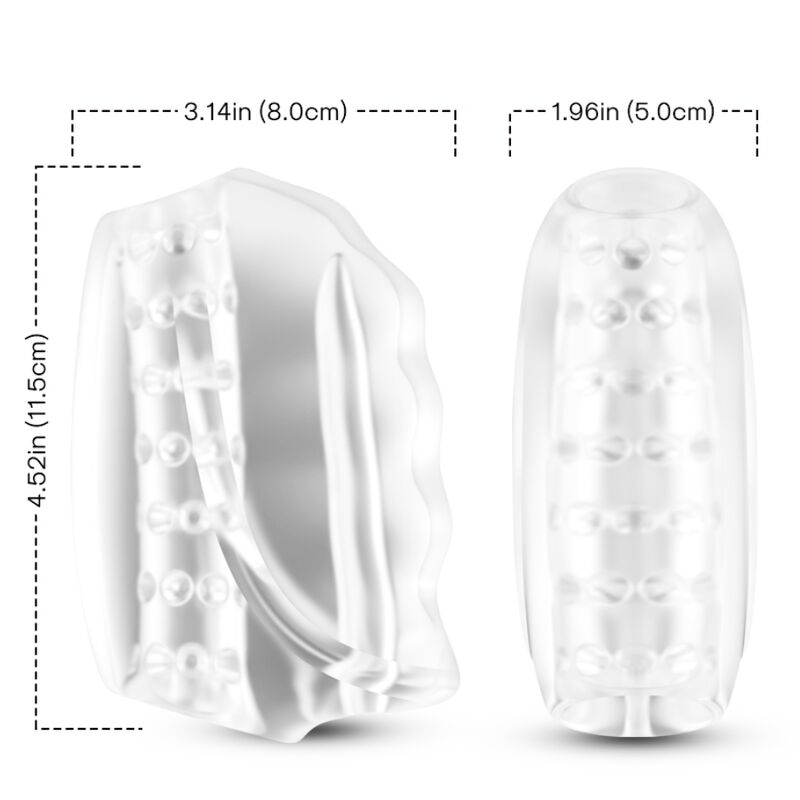 ARMONY - MASTER MASTURBATOR VIBRATOR TRANSPARENTE - Imagen 2