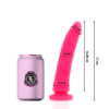 DELTA CLUB - DILDO REALISTA ROSA SILICONA MEDICA 17 CM -O- 3 CM - Imagen 2
