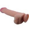 PRETTY LOVE - SLIDING SKIN SERIES DILDO REALÍSTICO CON VENTOSA PIEL DESLIZANTE MORENO 26 CM - Imagen 2