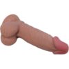 PRETTY LOVE - SLIDING SKIN SERIES DILDO REALÍSTICO CON VENTOSA PIEL DESLIZANTE MORENO 19.4 CM - Imagen 3