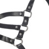 SUBBLIME - ARNÉS DE CUERPO CORREAS AJUSTABLE CUERO NEGRO TALLA ÚNICA - Imagen 5