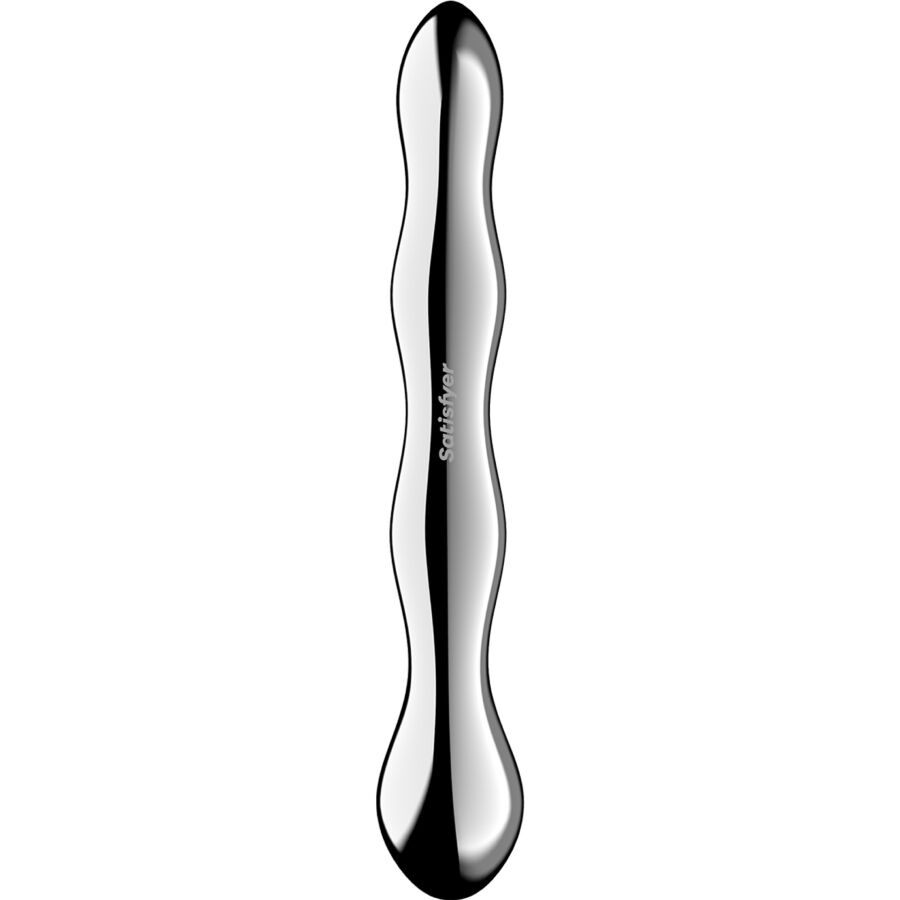SATISFYER - COSMIC CREST 2 DILDO ACERO INOXIDABLE DOBLE USO - Imagen 4