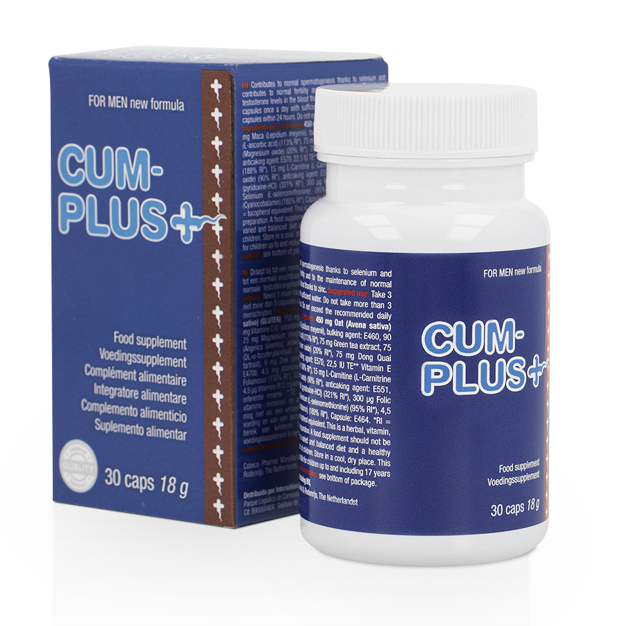 Cum Plus  Complemento alimenticio para la calidad del esperma y el bienestar masculino