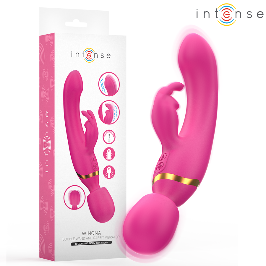 INTENSE - WINONA DOBLE VIBRADOR RABBIT  WAND