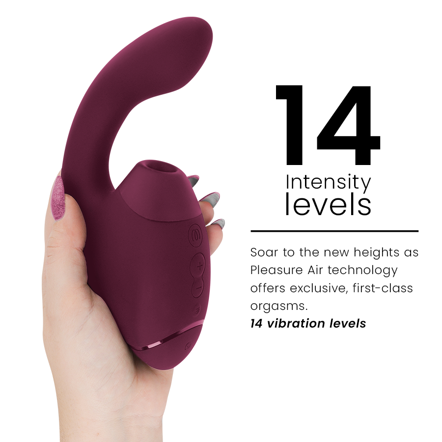 WOMANIZER - DUO NEXT ESTIMULADOR VIBRADOR DUAL CLÍTORIS PUNTOG ROSA - Imagen 5