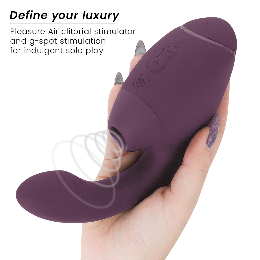 WOMANIZER - DUO NEXT ESTIMULADOR VIBRADOR DUAL CLÍTORIS PUNTOG MORADO - Imagen 3