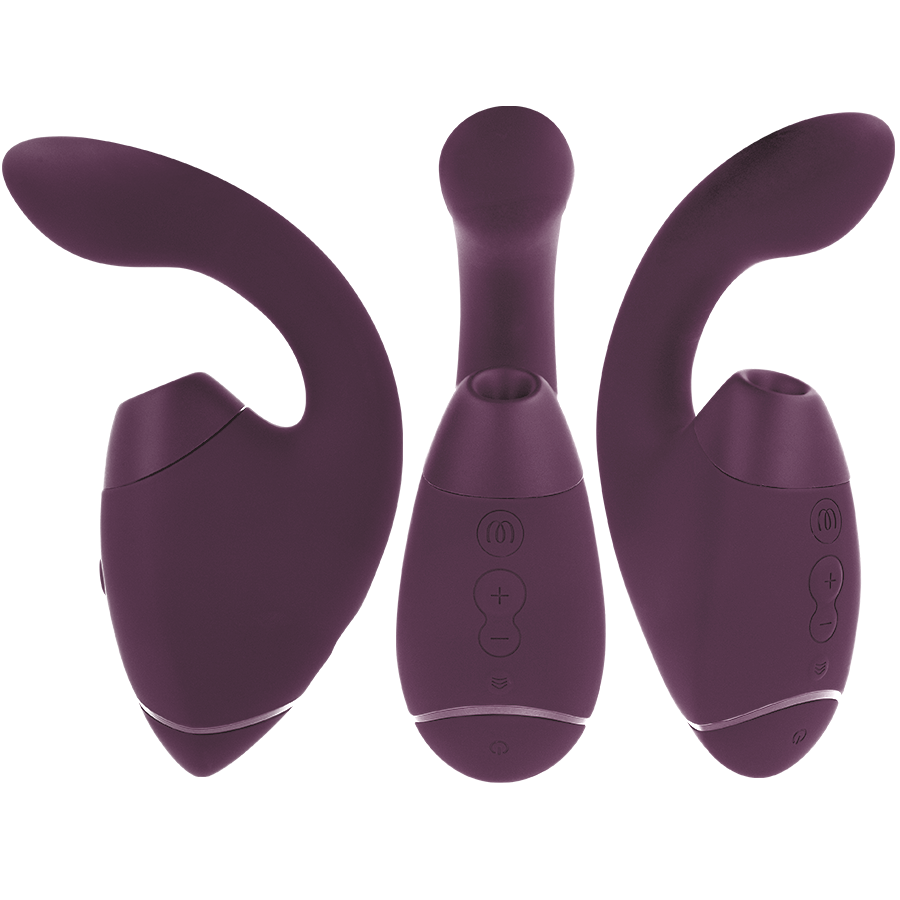 WOMANIZER - DUO NEXT ESTIMULADOR VIBRADOR DUAL CLÍTORIS PUNTOG MORADO - Imagen 2