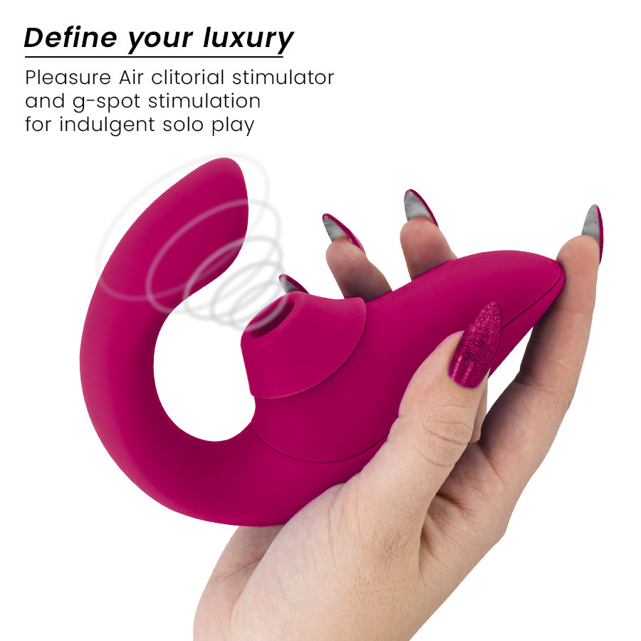 WOMANIZER - BLEND ESTIMULADOR VIBRADOR RABBIT FUCSIA - Imagen 3