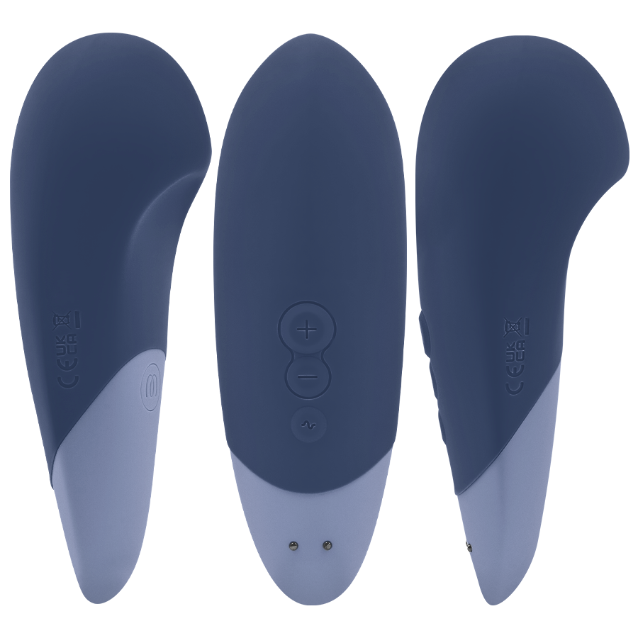 WOMANIZER - VIBE VIBRADOR LAY-ON SILENCIOSO AZUL OSCURO - Imagen 2