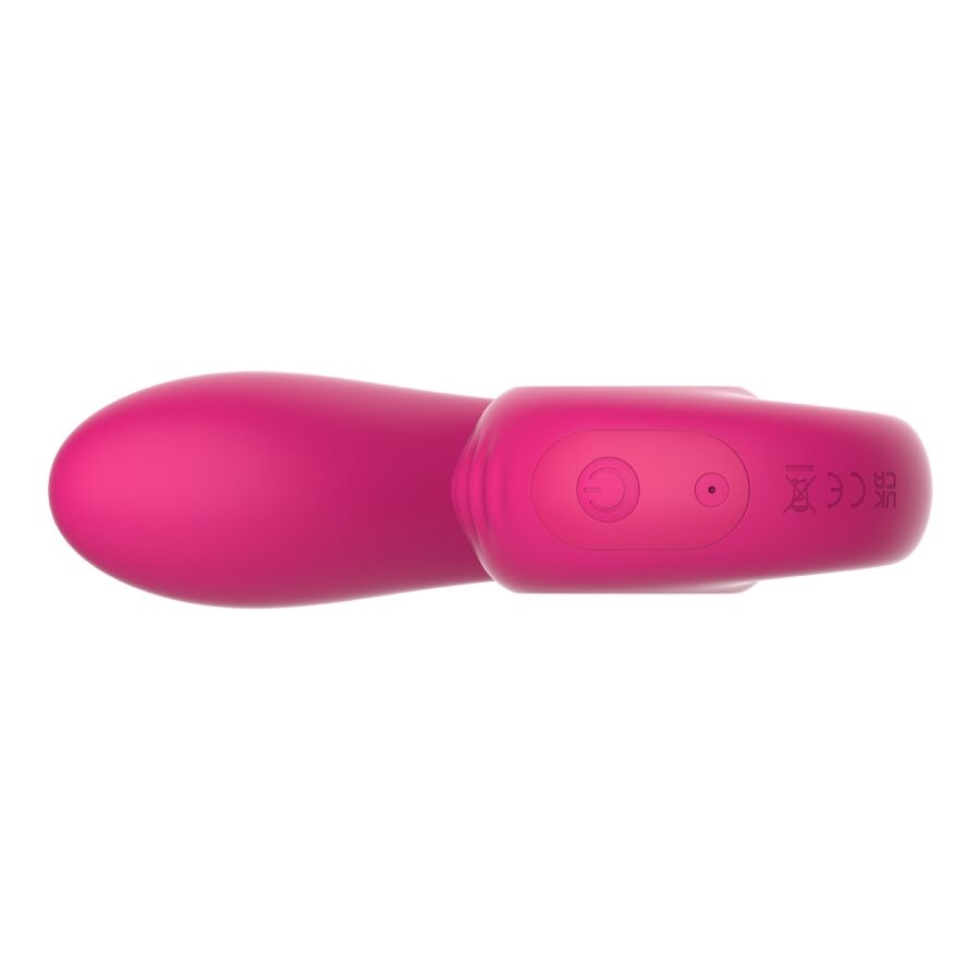 SNAIL VIBE - GIZI LITE VIBRADOR DUAL PUNTO G Y CLÍTORIS ROSA - Imagen 3