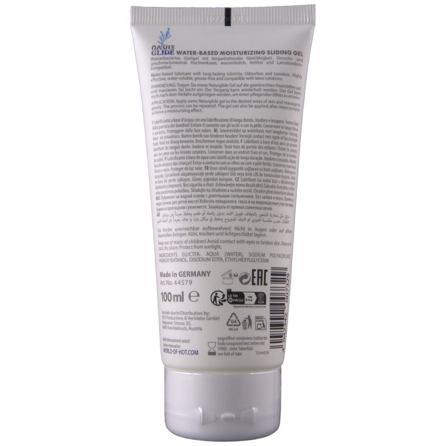 HOT - NATURE GLIDE LUBRICANTE BASE AGUA 100 ML - Imagen 2