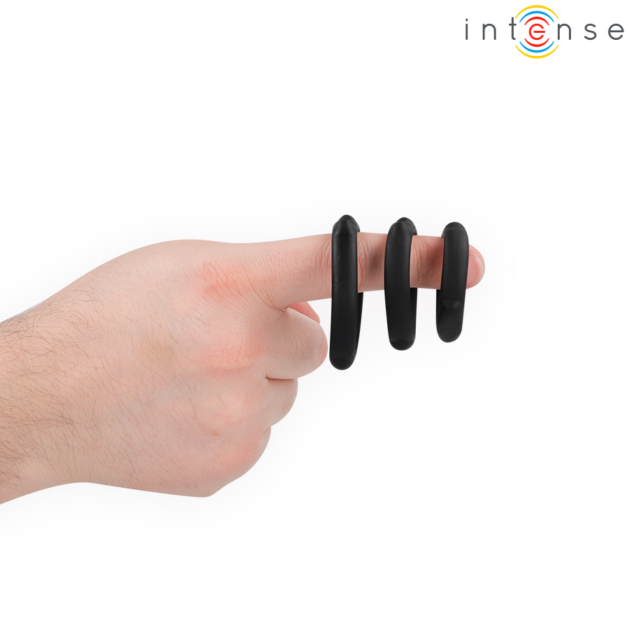 INTENSE - PETER SET OF 3 PENIS RINGS MODEL 9 - Imagen 2