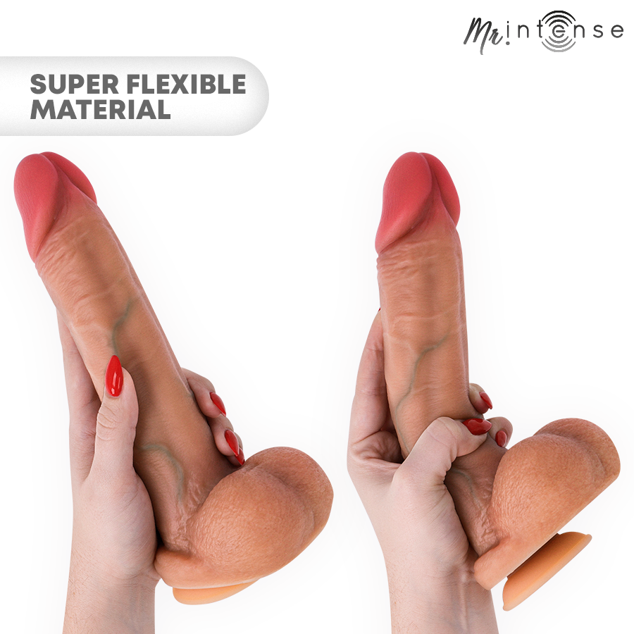 MR INTENSE - GARY XL ULTRA-REALISTIC SILICONE COCK WITH TESTICLES 25.5 CM -Ø- 5.1 CM - Imagen 2
