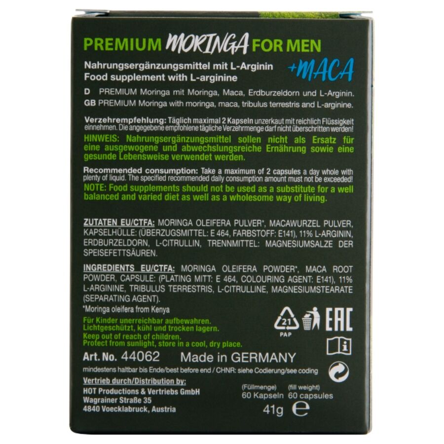 HOT - MORINGA MEN CAPS MAN 60 UNITS - Imagen 3