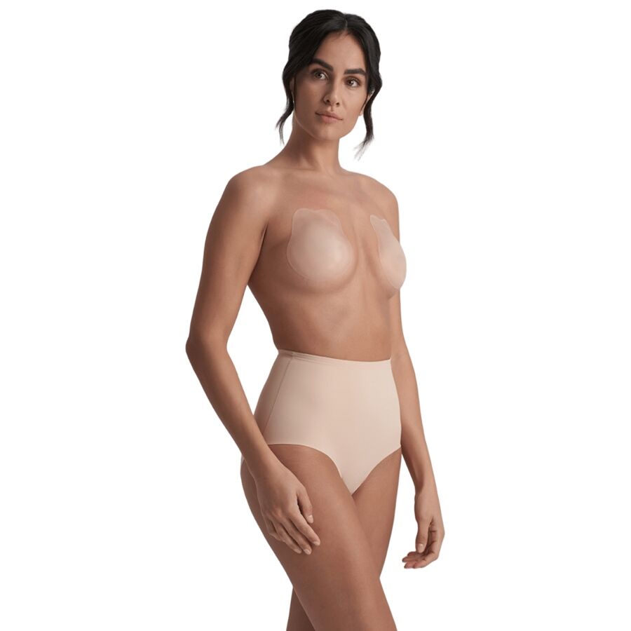 BYE-BRA - RABBIT SILICONE CUPS BEIGE SIZE M - Imagen 2