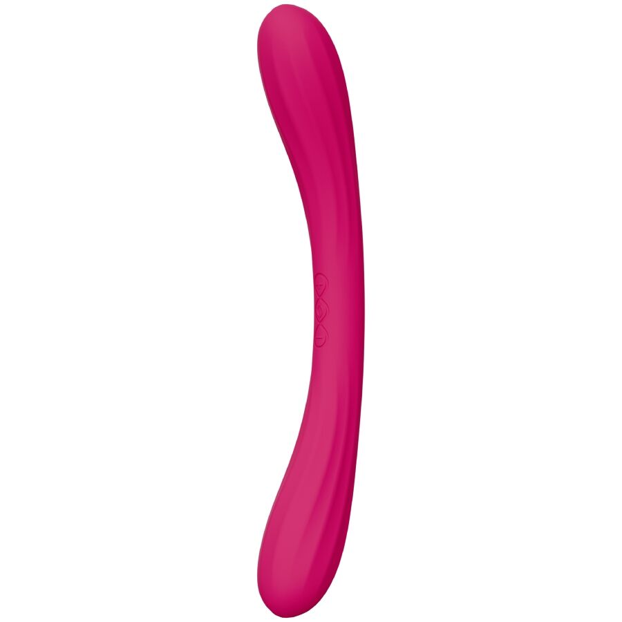LELO - BOOMERANG DOUBLE ENDED VIBRATOR CERISE - Imagen 2