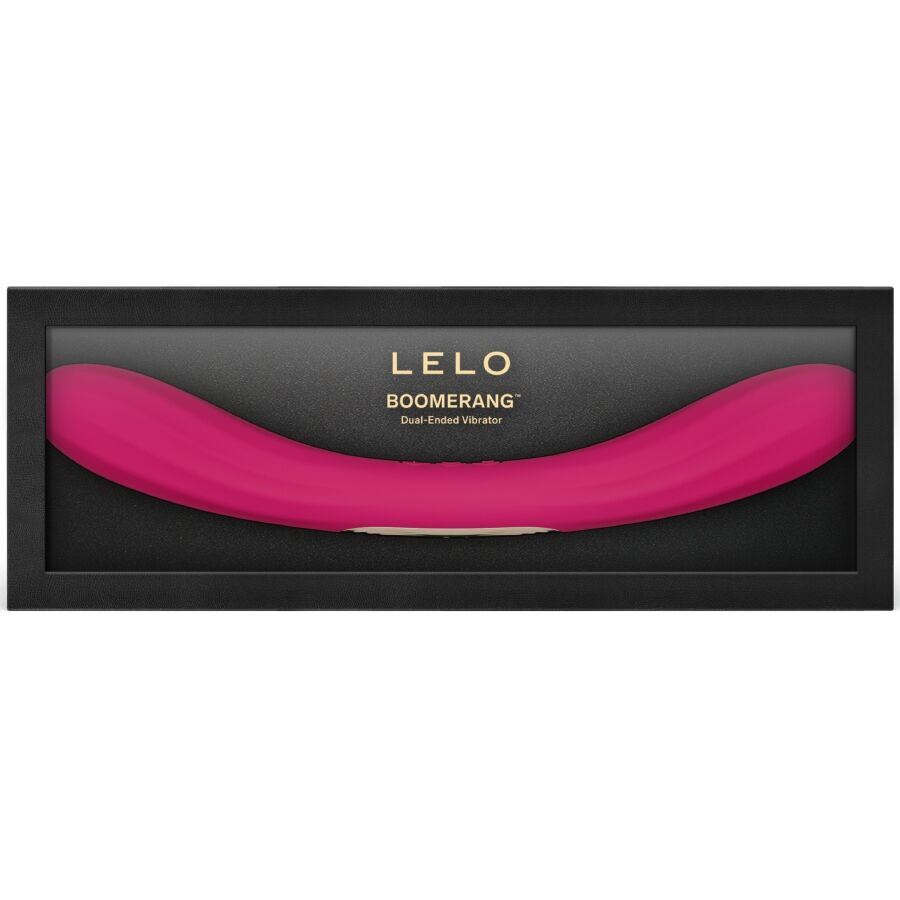 LELO - BOOMERANG DOUBLE ENDED VIBRATOR CERISE - Imagen 4