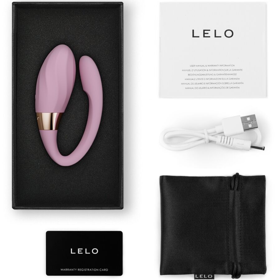 LELO - TIANI TWIST COUPLES VIBRATOR SOFT PINK - Imagen 2