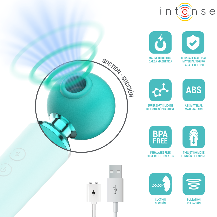 INTENSE - HAMBY MULTIFUNCTION SUCTION AND VIBRATION STIMULATOR - Imagen 3