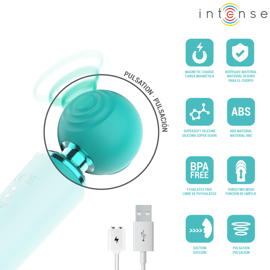 INTENSE - HAMBY MULTIFUNCTION SUCTION AND VIBRATION STIMULATOR - Imagen 5