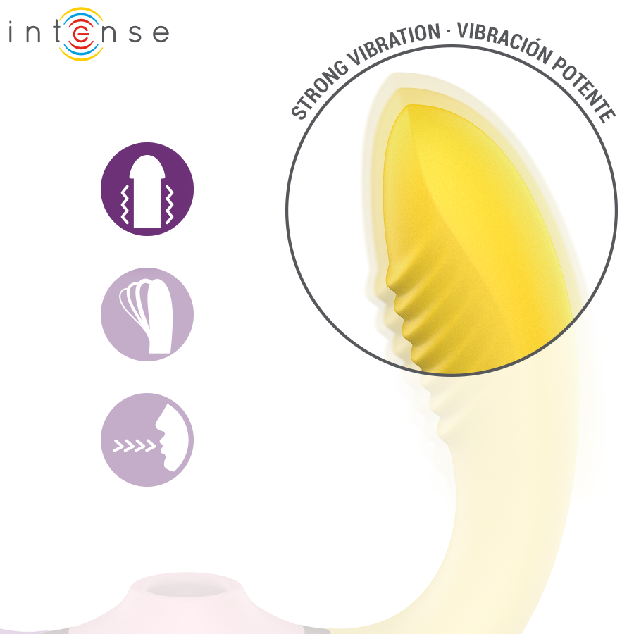 INTENSE - WILLOW 3-IN-1 SUCTION AND VIBRATION STIMULATOR - Imagen 5