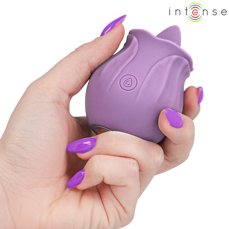 INTENSE - AZALEA FLOWER CLIT STIMULATING 10 VIBRATIONS PURPLE - Imagen 4