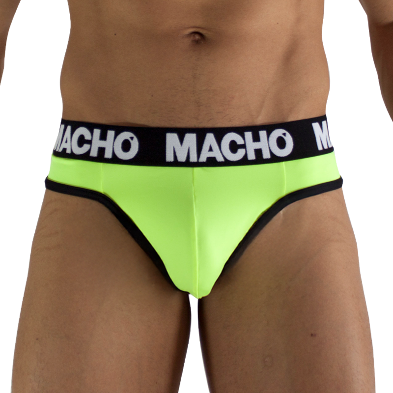MACHO - MTG001 TANGA AMARILLO FLUOR S - Imagen 2