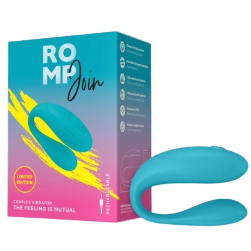 ROMP - JOIN TURQUOISE COUPLES VIBRATOR - Imagen 5