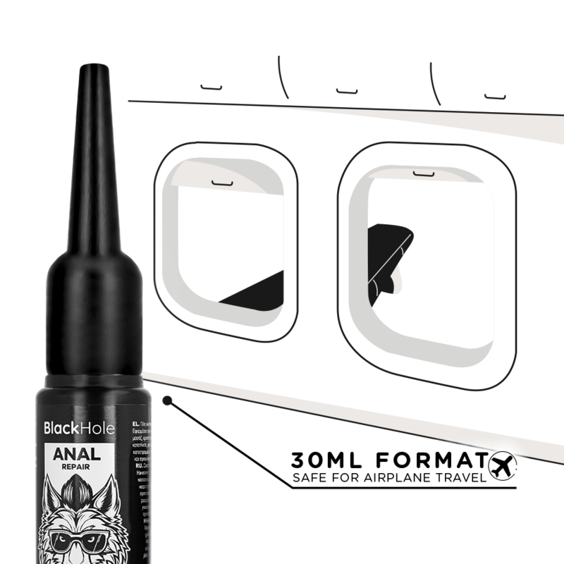 BLACK HOLE - ANAL LUBE APPLIER S SIZE 30 ML - Imagen 5