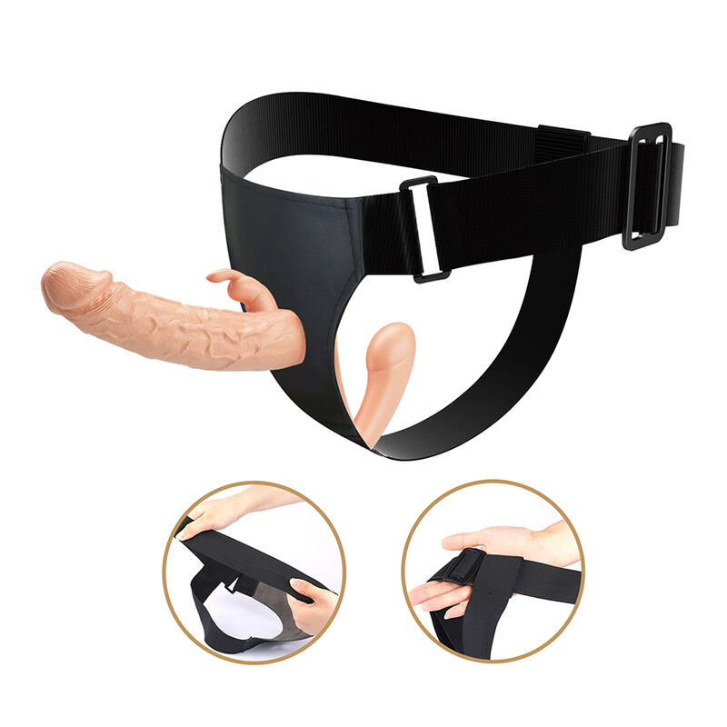 BAILE - CHARLOTTE HOLLOW DOUBLE PENETRATION STRAP-ON FLESH - Imagen 3