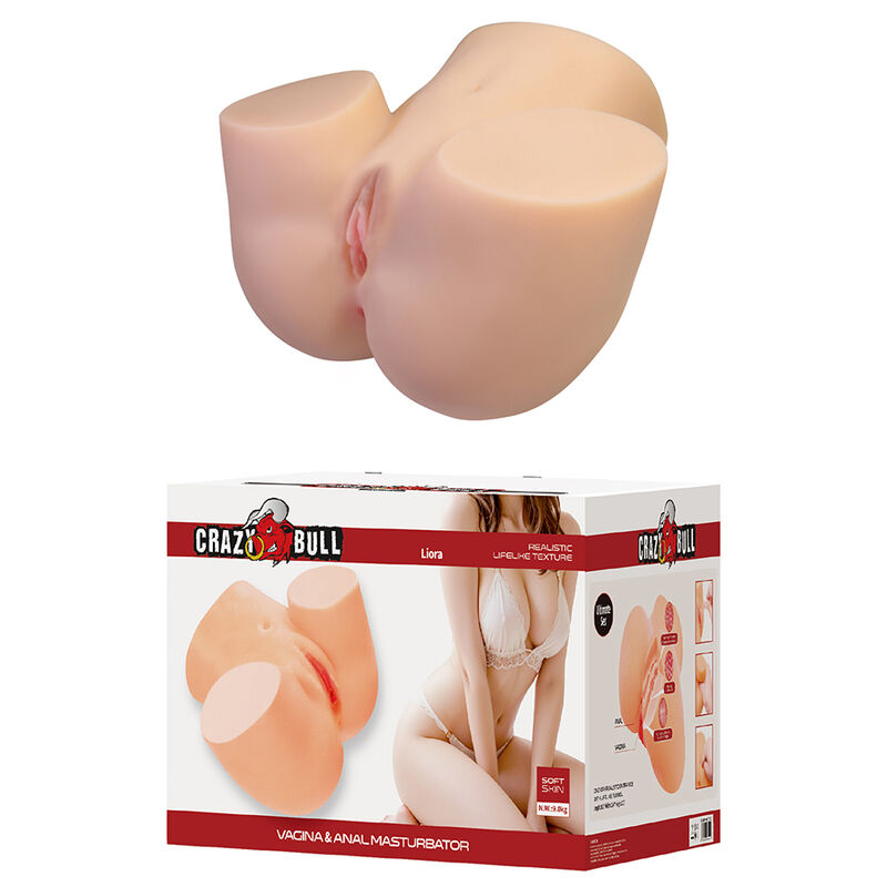 CRAZY BULL - LIORA XXL DOUBLE VAGINAL AND ANAL VIBRATING MASTURBATOR - Imagen 2