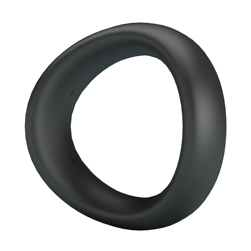 CRAZY BULL - VALEN ERGONOMIC SILICONE COCK RING BLACK - Imagen 2