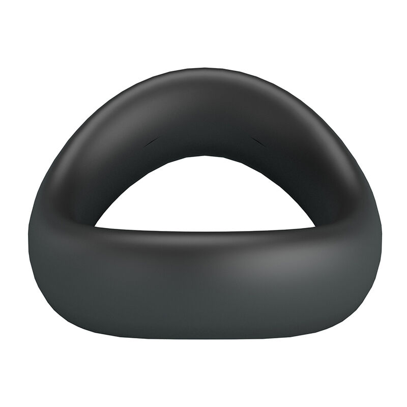 CRAZY BULL - VALEN ERGONOMIC SILICONE COCK RING BLACK - Imagen 3