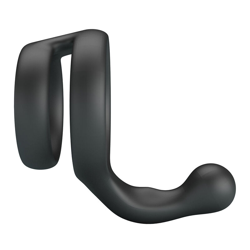 CRAZY BULL - YANCY DOUBLE COCK AND BALL RING BLACK - Imagen 4