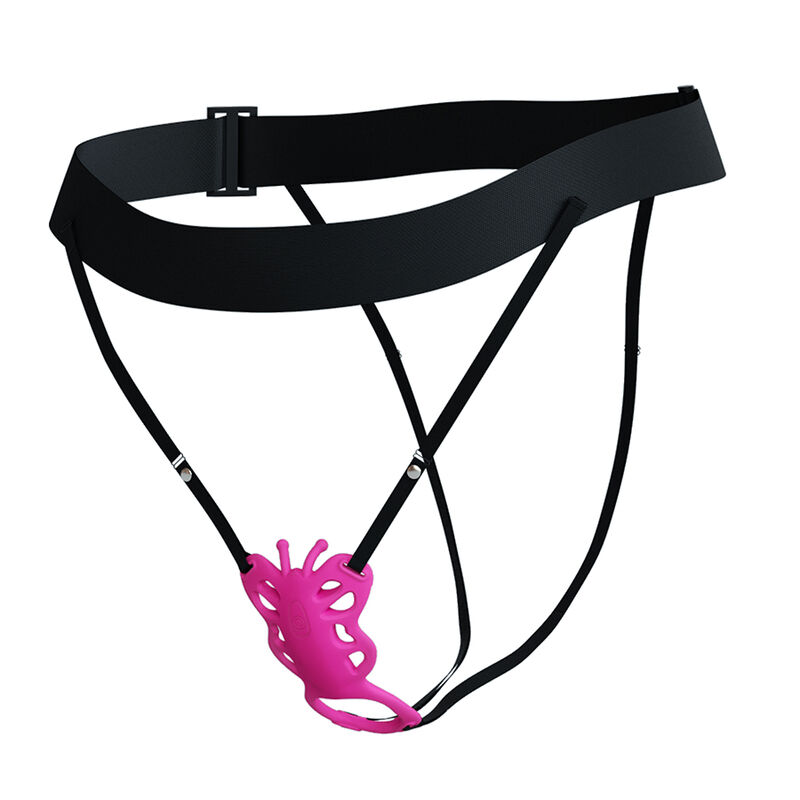 PRETTY LOVE - BUTTERFLY APP CONTROL PANTY MASSAGER PINK - Imagen 2