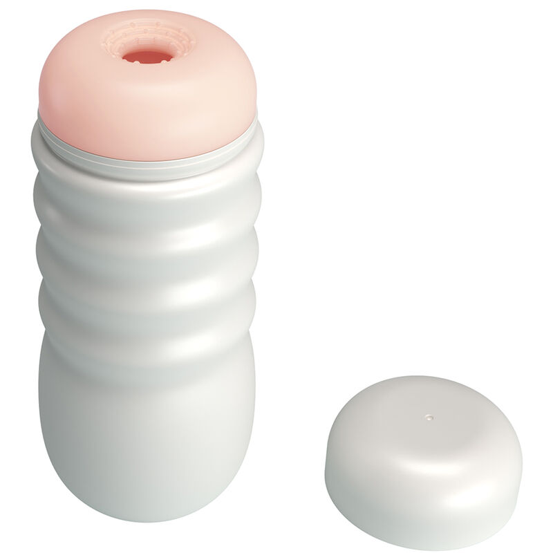 PRETTY LOVE - FLORA VAGINA MASTURBATOR WITH SUCTION CUP AND INTERNAL TEXTURES - Imagen 3