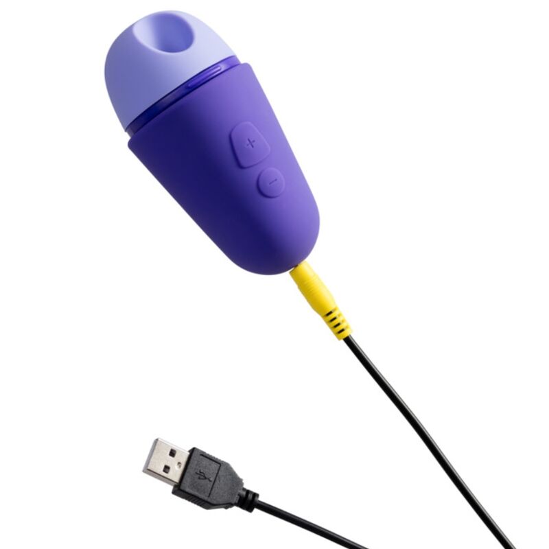 ROMP - FREE X CLITORAL STIMULATOR WITH LID 10 LEVELS RECHARGEABLE PURPLE - Imagen 4