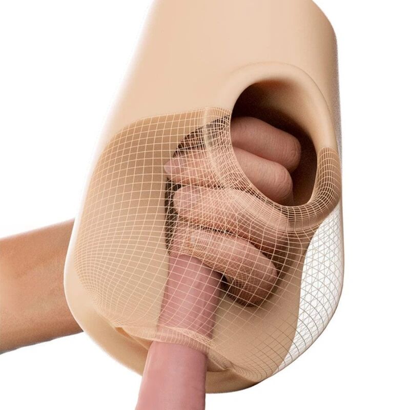 PDX PLUS - REALISTIC VAGINA PUSSY POUNDER SQUEEZE STROKER 18 CM - Imagen 4