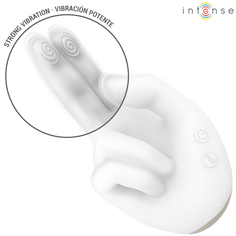 INTENSE - JIMMY HAND-SHAPED MULTIFUNCTION STIMULATOR WITH VIBRATION AND HEAT - Imagen 5
